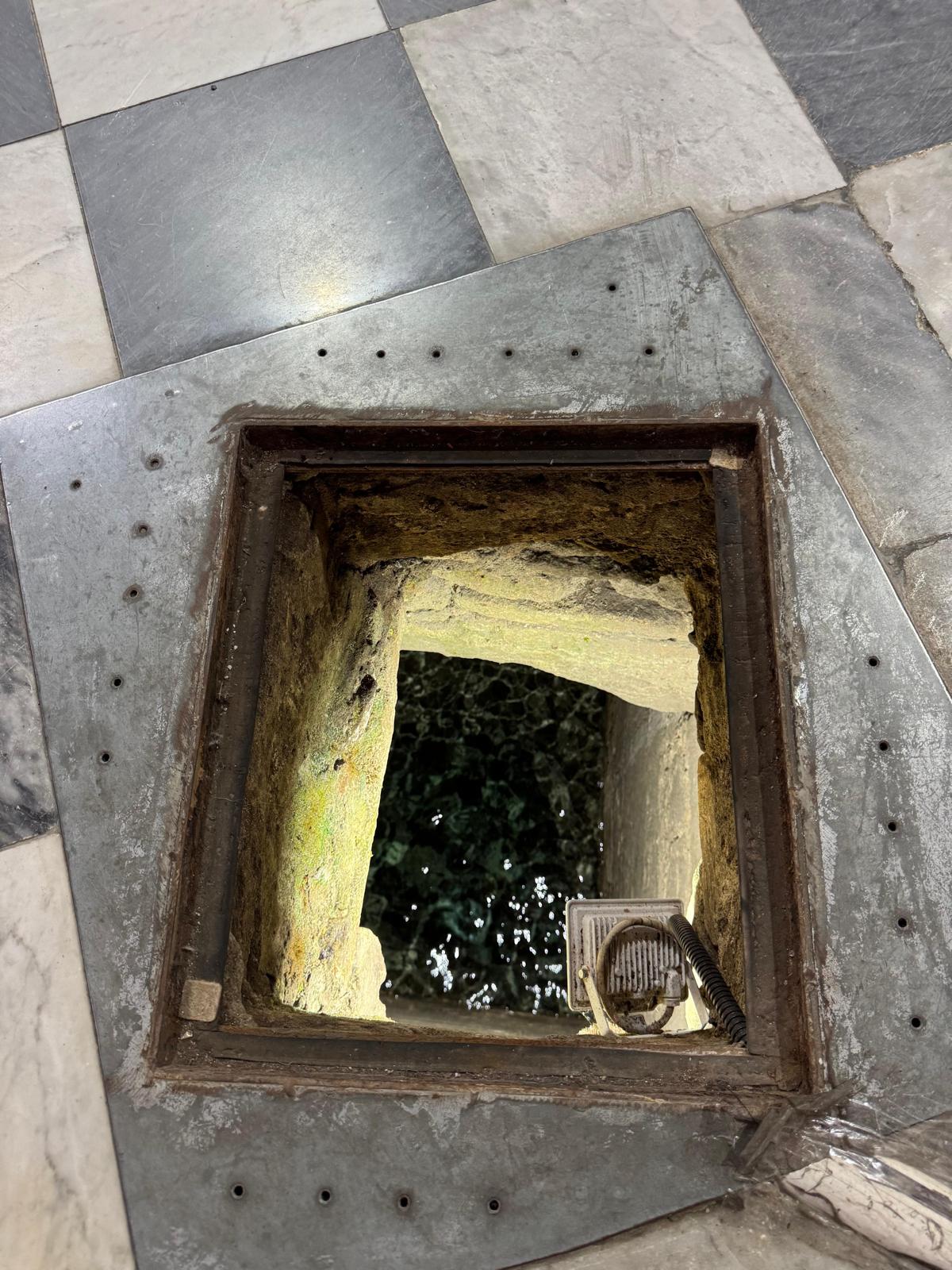 Il pozzo all'interno del Santuario Diocesano dei Santi Martiri a Lentini